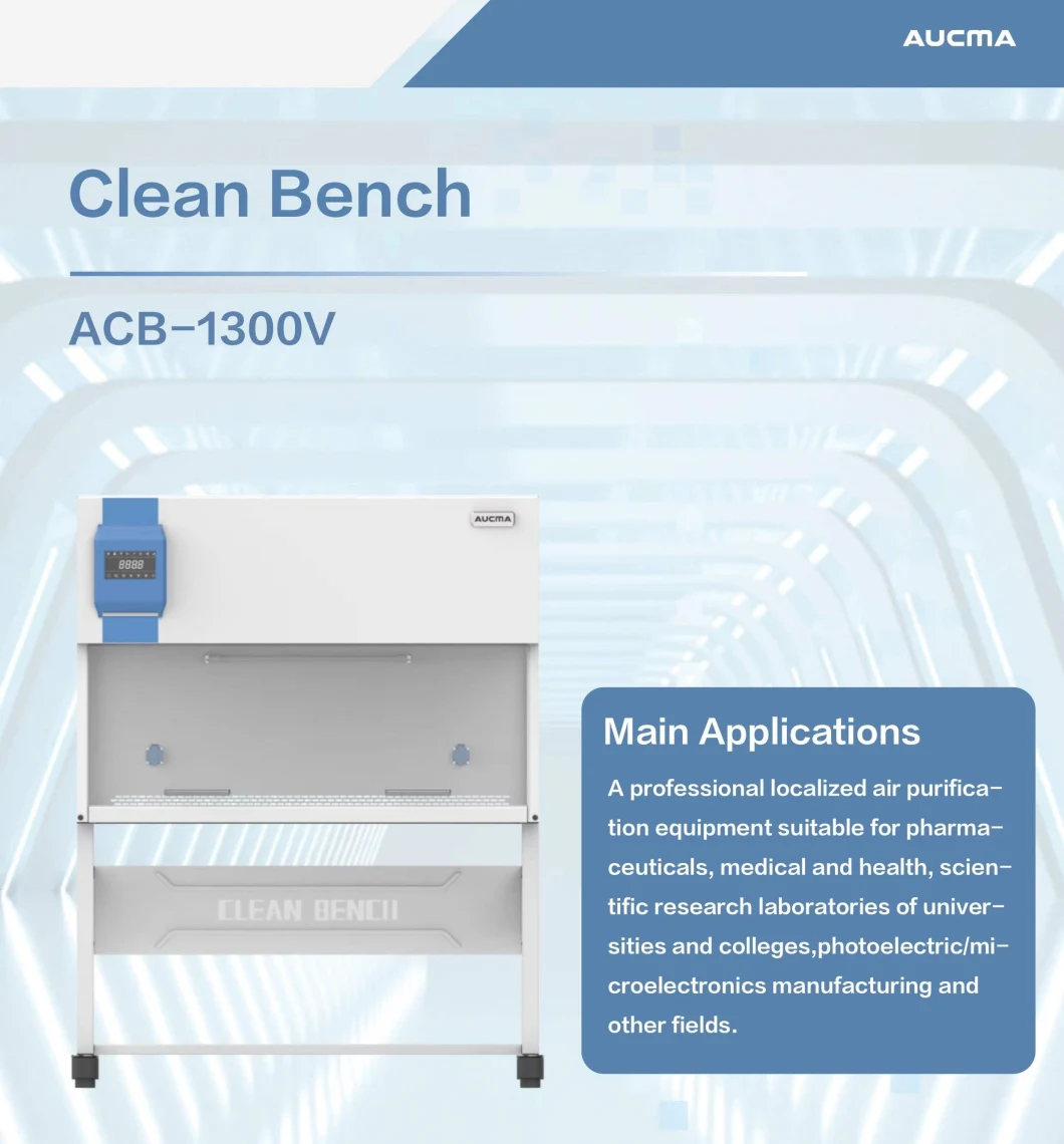 Medical Clean Bench Vertical Air Laminar Flow Cabinet Fume Hood Lab Super Clean Bench